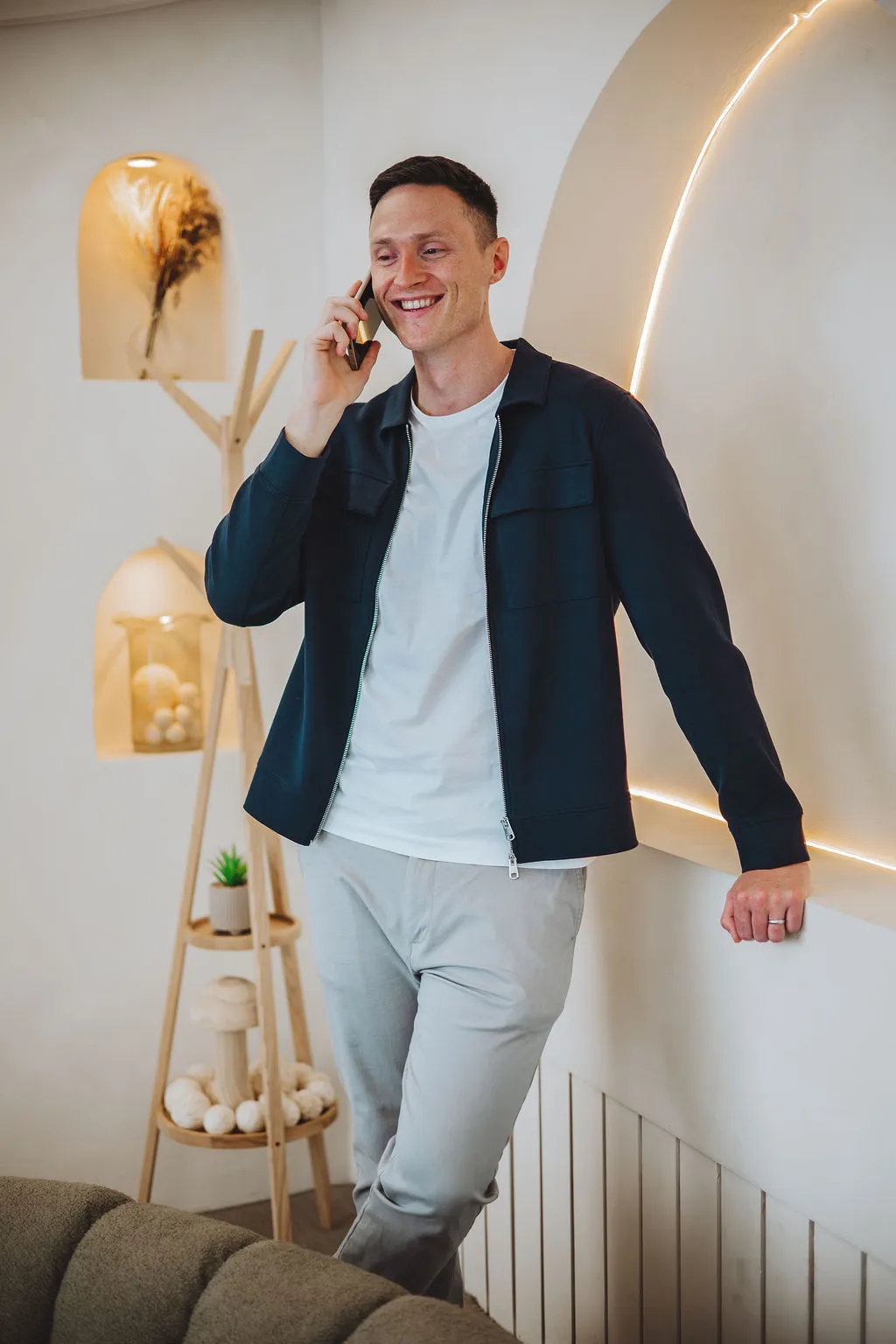 Danny Rose on the phone